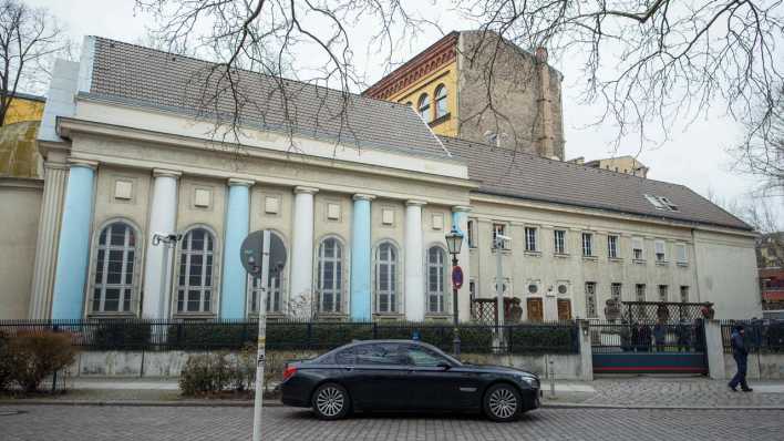 Archivbild: Außenansicht der Synagoge am Fraenkelufer im Bezirk Kreuzberg in Berlin. (Bild: dpa/Gregor Fischer)