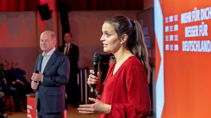 Bürgerdialog mit Olaf Scholz und Maja Wallstein in Cottbus