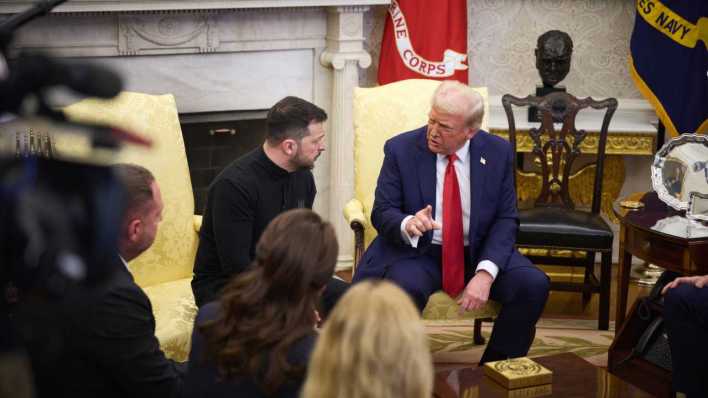 USA, Washington, 28.2.2025: Treffen zwischen Donald Trump und Wolodymyr Selenskyj (Bild: Pool /Ukrainian Presidentia)
