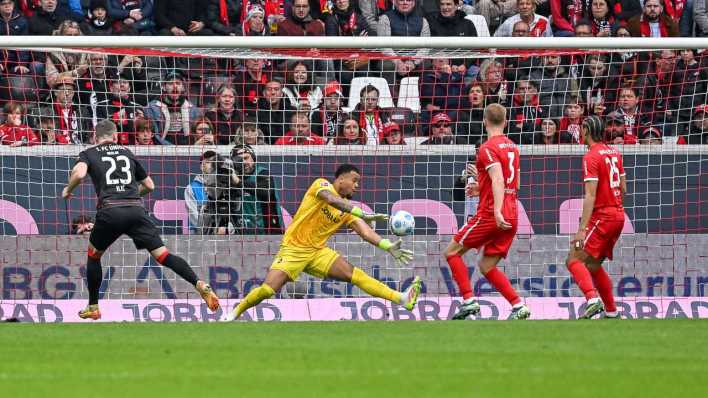 Tor zum 1:2 durch Andrej Ilic (Bild: IMAGO/Eibner-Pressefoto/Thomas Hess)