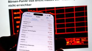 Aktienhandel auf dem Smartphone