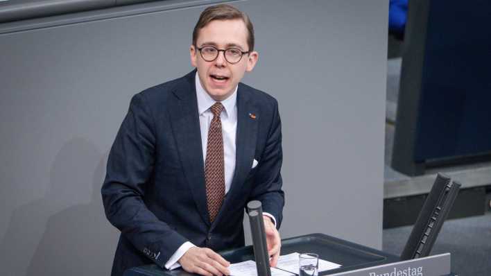 Philipp Amthor (CDU) bei einer Rede im Bundestag.