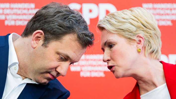 Lars Klingbeil und Manuela Schwesig