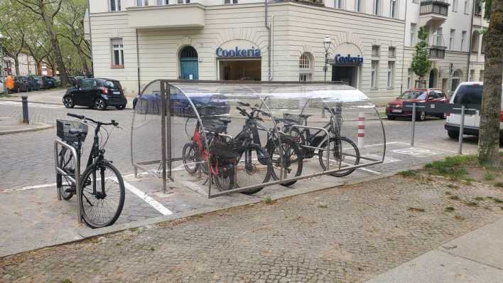 Fahrradbox in der Haeselerstraße in Charlottenburg (Bild: rbb/Frauke Ehlers)