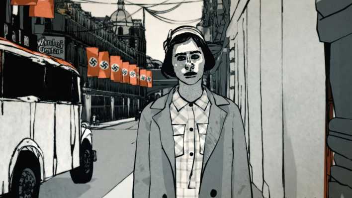 HITLERS VOLK - EIN DEUTSCHES TAGEBUCH - Szene aus der Graphic Novel (Bild: rbb/astfilm productions/Vincent Burmeister)