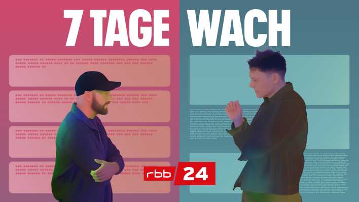 Cover des rbb24 Podcasts "7 Tage wach"