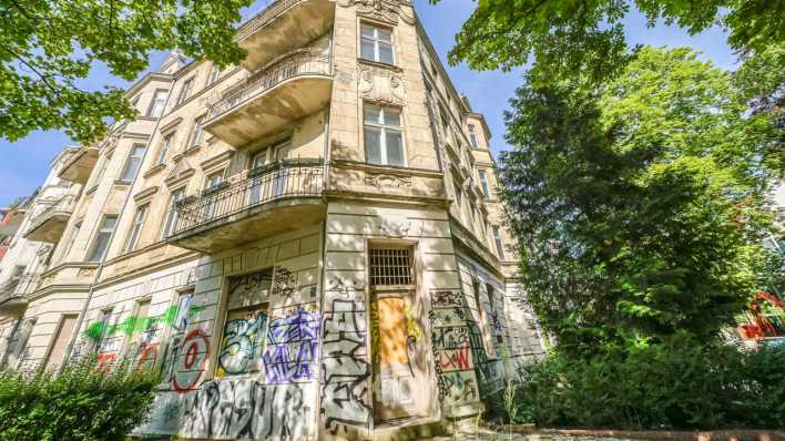 Das leerstehende Wohnhaus an der Stubenrauchstraße Ecke Odenwaldstraße in Friedenau