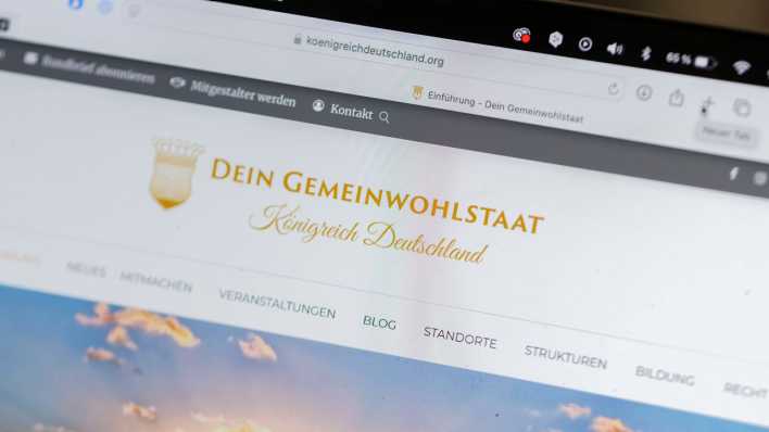 Internetpräsenz des Vereins "Königreich Deutschland"