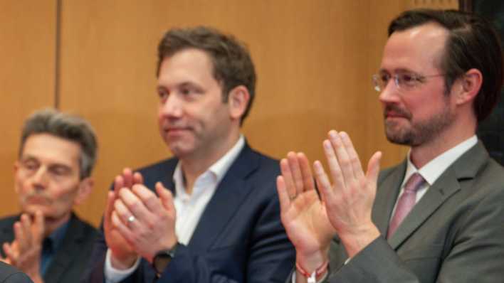 Lars Klingbeil und Dirk Wiese (SPD)