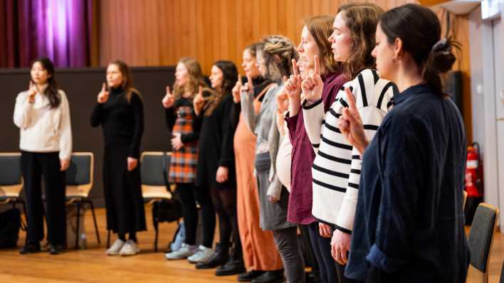 Sing-Workshop im Rahmen des Forschungsprojektes März