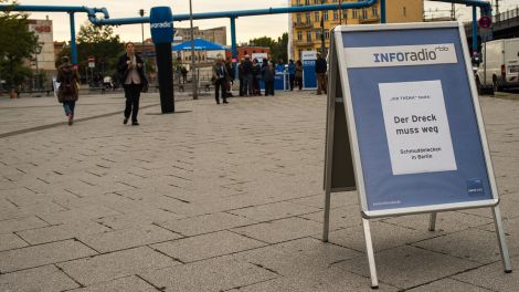 "Ihr Thema" am Bahnhof Friedrichstraße (Bild: rbb/Freiberg)