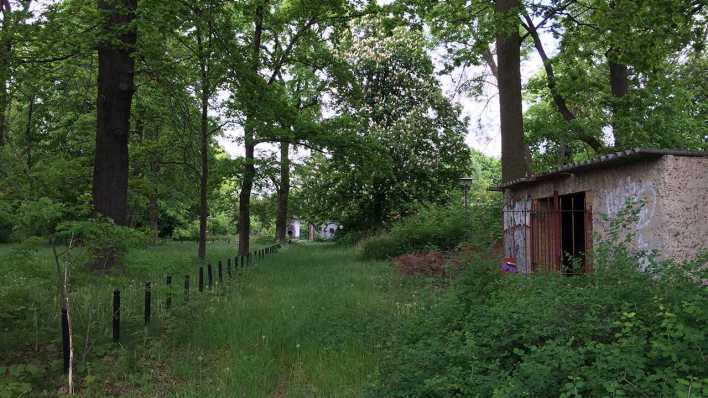 Ehemaliges Kassenhäuschen des Werner-Bades (Bild: rbb/Miersch) Ehemaliges Kassenhäuschen des Werner-Bades (Bild: rbb/Miersch)