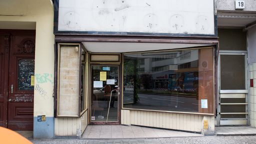 Ein leerstehendes Geschäft in der Rheinstraße (Bild: Dieter Freiberg)