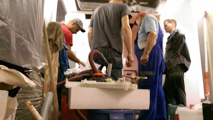 Renovierungsarbeiten in der Obdachlosen Ambulanz [rbb / Streim]