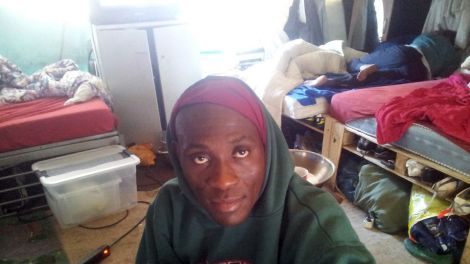 Der nigerianische Flüchtling Dickson Mobosi - Foto: rbb Inforadio/Oliver Soos
