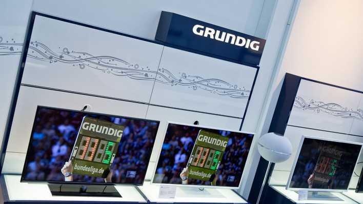 Flachbildschirm-Fernseher von Grundig (Bild: dpa)