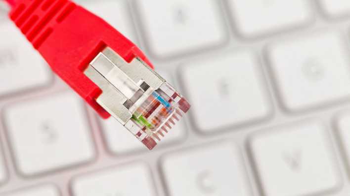 Das rote Kabel eines Netzwerkes von einem Computer (Bild: imago) Das rote Kabel eines Netzwerkes von einem Computer (Bild: imago)