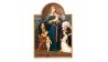 Hans Holbein d. J.: Madonna des Bürgermeisters Jacob Meyer zum Hasen, (Schutzmantelmadonna) 1525/26 und 1528, Öl auf Nadelholz 146,5 x 102 cm Sammlung Würth, Inv. 14910 (© Sammlung Würth, Foto: Philipp Schönborn)