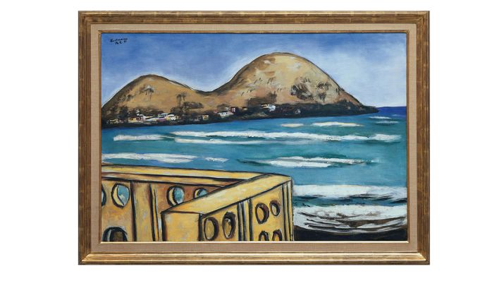 Max Beckmann: Landschaft bei Saint-Cyr-Sur_Mer, 1931 Öl auf Leinwand, 71 x 104 cm Sammlung Würth, Inv. 6787 (© Sammlung Würth, Foto: Philipp Schönborn)