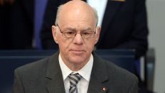 Bundestagspräsident Norbert Lammert (CDU) bei einer Gedenkstunde im Deutschen Bundestag. (Bild: dpa)