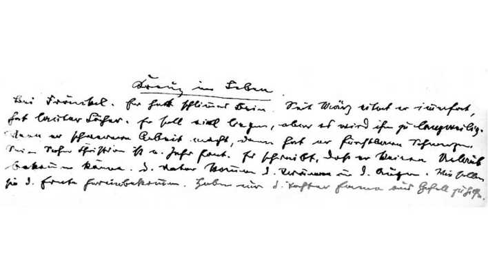 Handschriftlicher Tagebucheintrag (Scan) von Theodor Piper, 23. August 1916, Text: Kreuz im Leben. Bei Fränkel. Er hat schlimmes Bein. Seit März eitert es immerfort, hat lauter Löcher. Er soll viel liegen, aber es wird ihm zu langweilig. Wenn er schwerere Arbeit macht, dann hat er furchtbare Schmerzen. Sein Sohn Christian ist e. Jahr fort. Er schreibt, daß er keinen Urlaub bekommen könne. D. Vater kommen d. Tränen in d. Augen. Wie sollen sie d. Ernte hereinbekommen. Haben nur d. Tochter Emma aus Gefell zuhilfe." Handschriftlicher Tagebucheintrag (Scan) von Theodor Piper, 23. August 1916, Text: Kreuz im Leben. Bei Fränkel. Er hat schlimmes Bein. Seit März eitert es immerfort, hat lauter Löcher. Er soll viel liegen, aber es wird ihm zu langweilig. Wenn er schwerere Arbeit macht, dann hat er furchtbare Schmerzen. Sein Sohn Christian ist e. Jahr fort. Er schreibt, daß er keinen Urlaub bekommen könne. D. Vater kommen d. Tränen in d. Augen. Wie sollen sie d. Ernte hereinbekommen. Haben nur d. Tochter Emma aus Gefell zuhilfe."