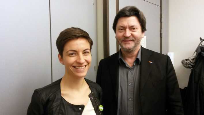 MdEP Ska Keller (B90/Gr.) und Joachim Zeller (CDU), Foto: Sabrina Wendling, ©rbb-Inforadio 2014 MdEP Ska Keller (B90/Gr.) und Joachim Zeller (CDU), Foto: Sabrina Wendling, ©rbb-Inforadio 2014