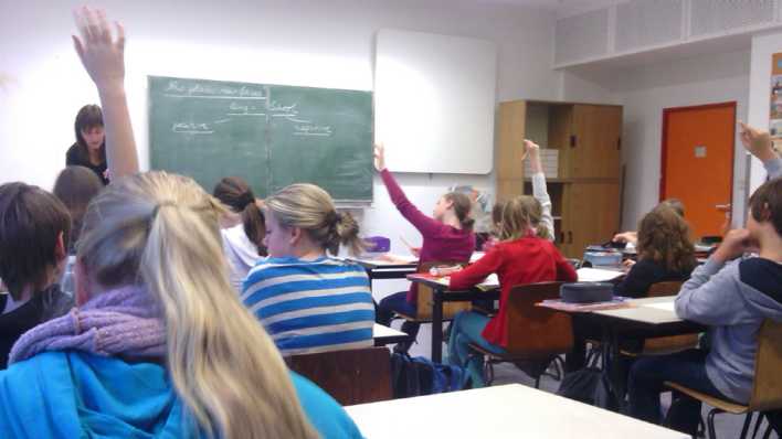 Unterricht in der siebten Klasse der Merianschule in Berlin-Köpenick - Foto: rbb Inforadio/Dominik Lenz Unterricht in der siebten Klasse der Merianschule in Berlin-Köpenick - Foto: rbb Inforadio/Dominik Lenz