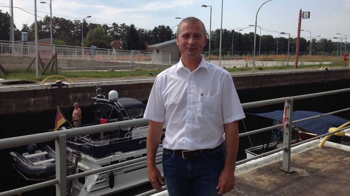 Jörg Hildebrandt, Wasserstraßen-Neubauamt Magdeburg - Foto: rbb Inforadio/Annette Miersch