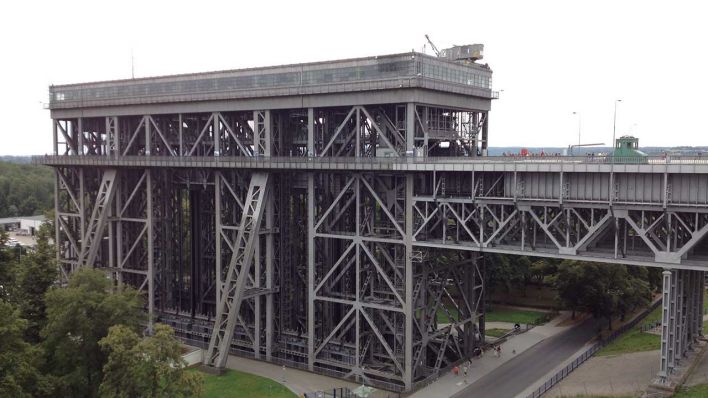 Das alte Schiffshebewerk Niederfinow - Foto: rbb Inforadio/Annette Miersch