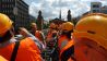Bauarbeiten am U-Bahnhof Gleisdreieck, aufgenommen am 29. 07. 2015 im Rahmen einer Führung von Journalisten - Foto: D. Ringel / © rbb-Inforadio 2014