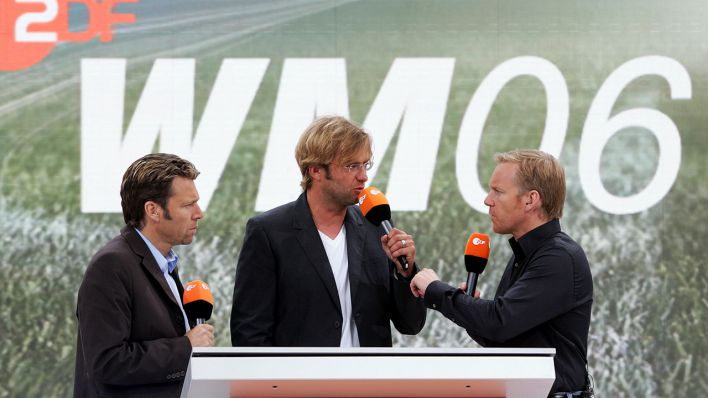 Klopp als WM-Kommentator 2006 im ZDF (Bild: dpa)