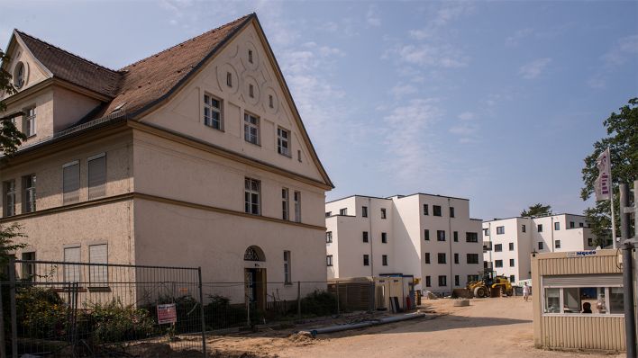 Oskar-Helene-Park - die alte Villa am Eingang zur Wohnanlage wird erhalten bleiben (Bild: Dieter Freiberg)