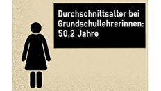 Durchschnittalter Grundschullehrerinnen (Bild: Inforadio/Henkel)