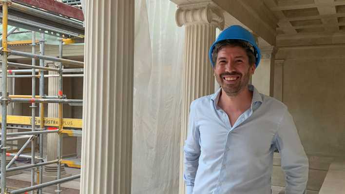 Pergamonmuseum: Moritz Taschner, Archäologe © Silke Hennig