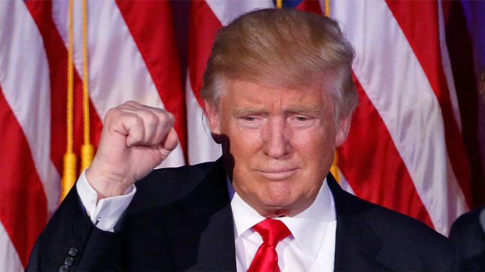 Donald Trump als neues Präsident der Vereinigten Staaten von Amerika © dpa