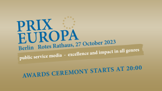Grafik: Prix Europa Preisverleihung 2023 (Quelle: Prix Europa)