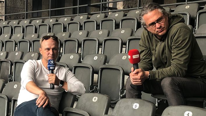 Axel Kruse und Christian Beeck sprechen im Podcast Hauptstadtderby über Hertha und Union (Quelle: rbb)