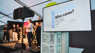 Werbung für die Re:publica in der Berliner Station 2024. (Quelle: Julia Schwendner/re:publica)